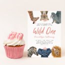 Search for wild 1 birthday invitations Jungle