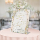 Search for floral wedding tabletop signs Boho