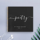 Search for black and white notebooks Script calligraphy