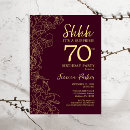Search for maroon and gold invitations Elegant