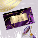 Search for purple and gold business cards Beauty salon