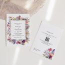 Search for tulip wedding invitations Qr code
