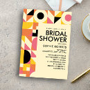 Search for pink and orange bridal shower invitations Stylish