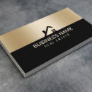 Search for black and gold business cards Real estate