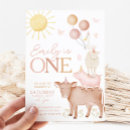 Search for girl farm invitations Farm animal party