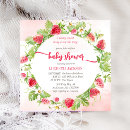 Search for strawberry baby pregnancy invitations Pink