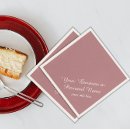 Search for dusty rose napkins Pink
