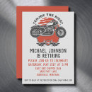 Search for motorcycle party invitations Retro