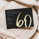 Search for elegant 60th birthday invitations Minimal