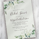 Search for natural bridal shower invitations Eucalyptus