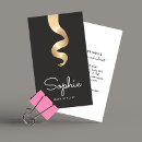 Search for curls business cards Hair