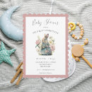 Search for rabbit baby shower invitations Cute
