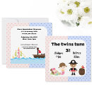 Search for boy pirate birthday invitations Mermaid