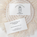 Search for moon business cards Simple