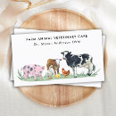 Search for farm veterinarian business cards Farmer