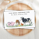 Search for animal business cards veterinarian