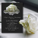 Search for white rose funeral invitations Bereavement