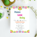 Search for flower power baby shower Retro