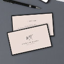 Search for pink business cards minimalist