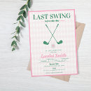 Search for golf bridal shower invitations Time to partee