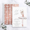 Search for shimmery invitations Rose gold