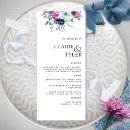 Search for floral wedding menus Boho bohemian