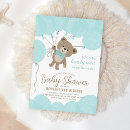 Search for blue teddy bears baby shower invitations Script