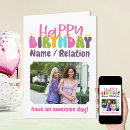 Search for groovy birthday cards Colourful