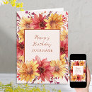 Search for happy fall cards Chrysanthemum