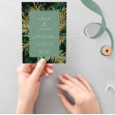 Search for tropical leaves wedding invitations Boho