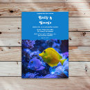 Search for blue fish invitations Underwater