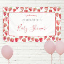 Search for strawberry banners Watercolor