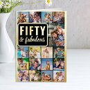 Search for black and gold birthday cards 50 and fabulous