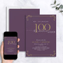 Search for purple and gold invitations Typography