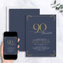 Search for 90 year old birthday invitations Ninety