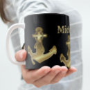 Search for nautical monogram mugs Gold