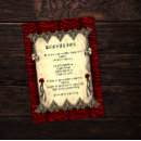 Search for skulls 4x6 invitations Dark