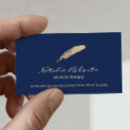 Search for navy and gold business cards Loan signing agent