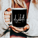 Search for gold monogram mugs Classy