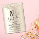 Search for 70th birthday invitations 70 and fabulous