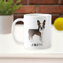 Search for cartoon boston terrier mugs Cute