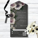 Search for lavender black wedding invitations Elegant