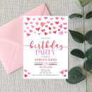 Search for valentine birthday invitations Girl