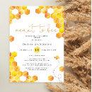Search for meant to bee bridal shower invitations Honeycombs