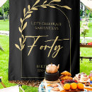 Search for black and gold backdrops Birthday