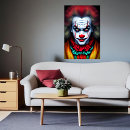 Search for scary clown posters Spooky