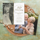 Search for 50th square square wedding anniversary invitations 50 years
