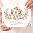 Search for animal baby girl shower invitations For kids