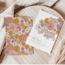 Search for groovy one invitations Boho floral