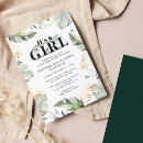 Search for couple baby girl shower invitations Botanical